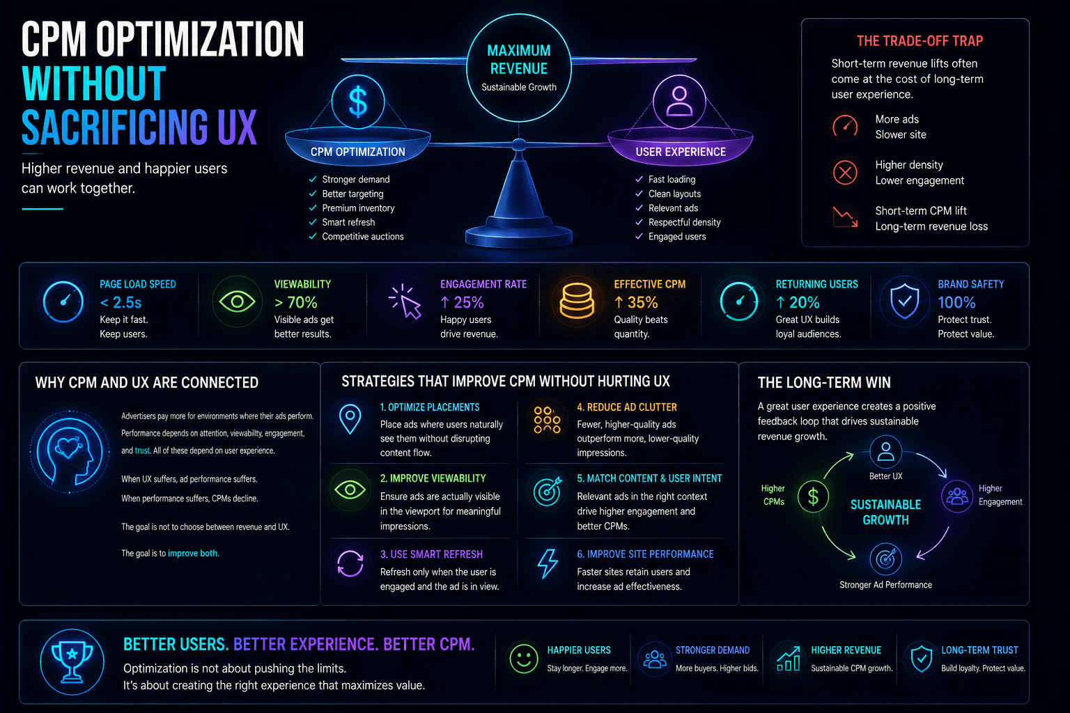 CPM Optimization Without Sacrificing UX