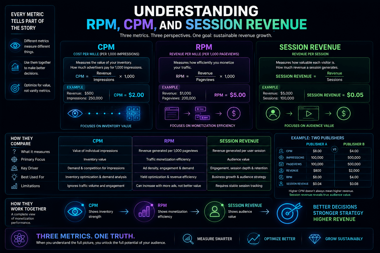 Understanding RPM, CPM, and Session Revenue